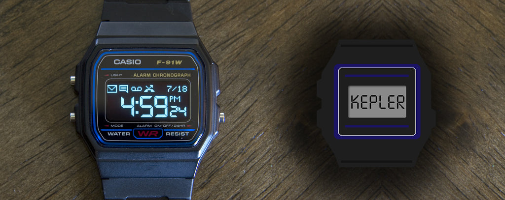 Alguien ha tenido la idea de convertir un Casio F-91W en un reloj inteligente: este es el resultado